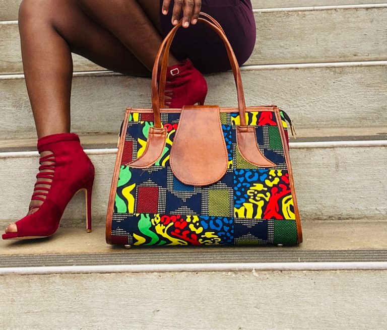 africanprint handbag, african print purse, african shaped bag, ankara styled bag, african earrings, african accessories, 